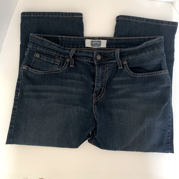 Signature Levi’s mid rise capris Sz 12 - Picture 1 of 4